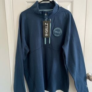 NWT Gillz Quarter Zip Sweatshirt Size Large